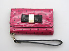VICTORIA'S SECRET Credit Card Wallet Clutch Wristlet iPhone 5 Case Pink Black