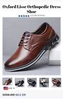 GATSBY Oxford Orthopedic Leather Dress Shoes Brown Men’s Size 11 AA US