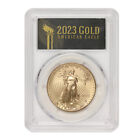 2023 $50 Gold Eagle PCGS First Day of Issue Black Gold Label FDOI 1oz 22KT Coin