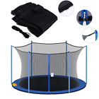 Replacement Safety Net Enclosure for 12 13 14 15ft Round Trampoline For 6/8Pole
