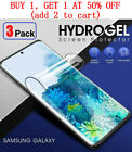 3-Pack HYDROGEL Screen Protector For Samsung Galaxy S24 S23 S22 S21 Plus Note 20