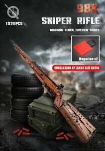 Building Blocks Military Sets SWAT Mauser 98K Sniper Rifle Model Guns Kids Toys