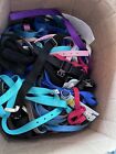Huge Lot of Various Dog Collars/Harnesses/Leases Some New And Some Old All Sizes