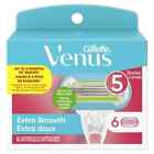 Venus Extra Smooth Women's Razor Blade Refills, 6 Count 1 Pack