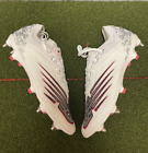 New Balance Furon V6+ SG Soccer Cleats White/Pink MSF1SP65 Men's Size 9 2E Wide