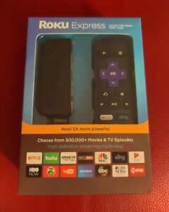 New ListingRoku Express HD Streaming Media Player with High Speed HDMI Cable - NEW-Unopened