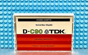 (USED) TDK  D-C90    VINTAGE  1979-81   TYPE I   BLANK CASSETTE TAPE (1)
