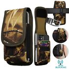 Cell Phone Holster Belt Clip Pouch Wallet Case Cover Card Holder for Samsung
