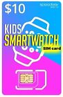 SpeedTalk Kids Smartwatch SIM Card 1000 Minutes 500MB 5G 4G LTE Smart Watch Plan