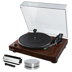 Fluance RT81 Elite Turntable with Record Weight and Vinyl Cleaning Kit
