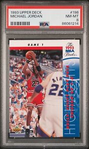 1993 Upper Deck Michael Jordan #198 PSA 8