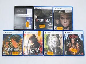 Assorted Mature Rated Video Games for Sony PlayStation 5 Lot of 7
