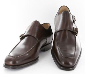 Sutor Mantellassi Medium Brown Shoes - Double Monkstrap - 12/11