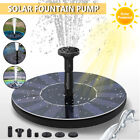 Solar Power Bird Bath Fountain Pump Upgrade 1.4W Solar Fountain with 4 Nozzle