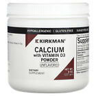 Calcium with Vitamin D3 Powder, Unflavored, 8 oz (227 g)