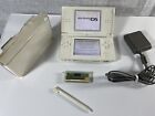 New ListingNintendo DS Lite Handheld Game Console USG-001 White With Charger, Memory Pak +