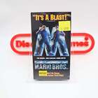 SUPER MARIO BROS. BROTHERS THE MOVIE 1993 - NEW & Sealed + H-Overlap Seam! (VHS)