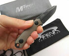 Concealed Carry Boot Neck Fixed Blade Knife Mini Kydex Sheath EDC Tan G10 Gift