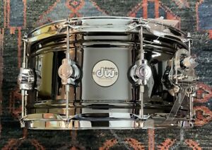 DW 14x6.5 Design Series Black Nickel Over Brass Snare Drum