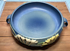 Roseville Pottery Freesia Bowl, Shape 464-6, Delft Blue