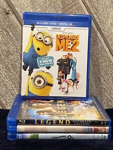 New ListingFamily Blu Ray Lot Of 4 Despicable Me 2 Legend Life Of Pi Steam Engines Of Oz