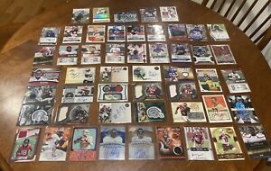 New ListingFootball Card Lot (50) ALL AUTO or MEM/PATCH - Includes RC, #'d
