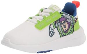 adidas Kids Racer TR21 Running Shoes White Green (Buzz Lightyear) 5.5