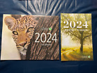 Nature Conservancy 2024 Wall Calendar + 2024 Planner -NEW-