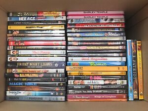 New ListingLOT 99 NEW Sealed DVD Movies TV Shows Mixed Disney Universal Action Comedy