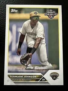 Termarr Johnson 2023 Topps Pro Debut #PD-50 Card Pittsburgh Pirates