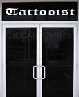 Tattooist windshield decal sticker tattoo shop art gun pedal ink turbo diesel