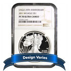 2011-W Proof $1 American Silver Eagle NGC PF70UC Brown Label