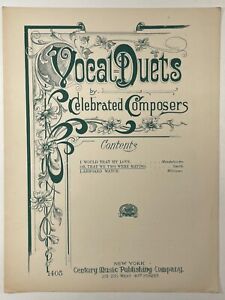 New ListingVTG Sheet Music 1908 Oh, That We Two Were Maying