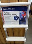 New Aluminum Portable Boat 3 Step Boarding Ladder by West Marine *Free Shipping*