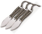 SOG Fling 3pc Throwing Camo Paracord Handle Stainless Fixed Blade Knife FX41NCP