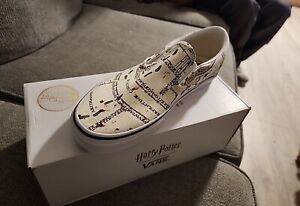 VANS LIMITED EDITION HARRY POTTER MARAUDERS MAP CLASSIC SLIP ON SNEAKERS