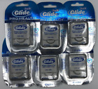 6PK Oral -B Glide Pro-Health Deep Clean Floss ~ 40m Each ~ Cool Mint ~ SEALED!