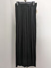 NWT F21 Black Stretchy Soft Side Slits Maxi Long Straight Pencil Skirt M