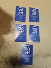 CHEWY $20 Off X 5 First Order of $49 Coupon Card Food Pharmacy Supplies  7/31/24