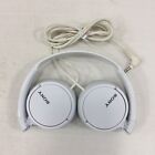 Sony MDR-ZX110 ZX-Series Folding Extra Bass Stereo Headphones White 3.5mm Wired
