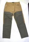 Browning Upland Hunting Field Pants Men’s 34x32 Tan Gray Canvas Briar Resistant