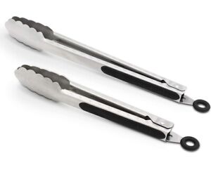 304 Stainless Steel Kitchen Cooking Tongs, 9