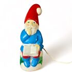 Vintage Blow Mold Christmas Gnome North Pole Elf Empire Plastics 1978 Original