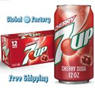 7UP Cherry Soda Pop, 12 fl oz, (12 Pack Cans)