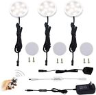 Dimmable LED Under Cabinet Lights  3 Lamps Kit with RF Remote Puck lights