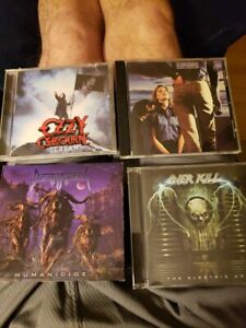 Ozzy Osbourne Death Angel Overkill The Electric Age Scorpions Metal CD Lot Dio