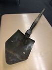 Vintage WWII Army Shovel  E Tool Ames 1945 Frozen For Restoration