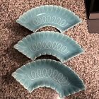 3 MCM CALIFORNIA USA Pottery L56 Lazy Susan Replacement Dishes Turquoise