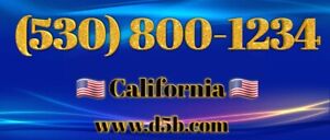 530 vanity Easy phone number (530) 800-1234  awesome California phone number