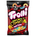 New ListingTrolli Sour Brite Crawlers Candy, Fruit Punch Flavored Sour Gummy Worms, 7.2 Oun
